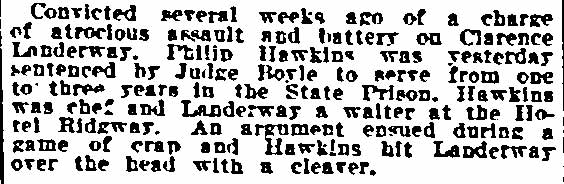 Philadelphia Inquirer, July 18, 1914