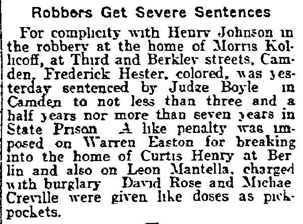 Philadelphia Inquirer, October 2, 1915