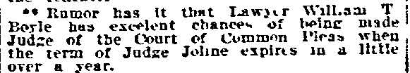 Philadelphia Inquirer, November 23, 1910