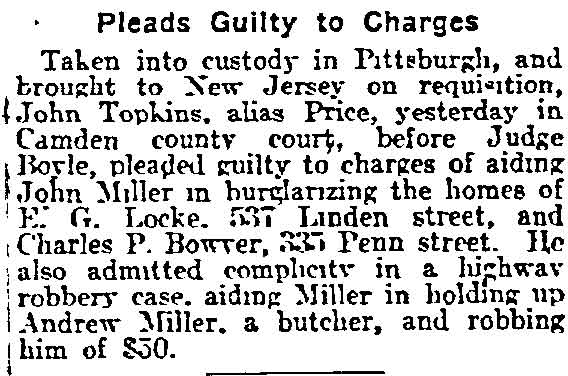 Philadelphia Inquirer, December 12, 1914