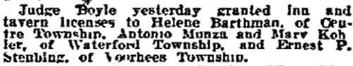 Philadelphia Inquirer, December 20, 1913