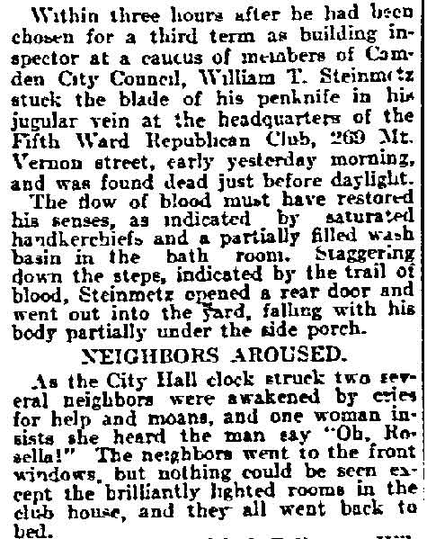 Philadelphia Inquirer, December 30, 1906 — article continuation, part 2