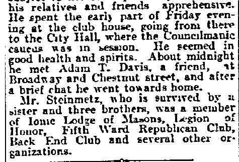 Philadelphia Inquirer, December 30, 1906 — article continuation, part 4