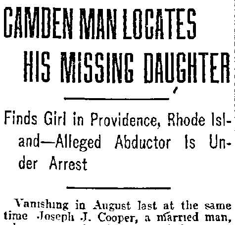 Philadelphia Inquirer, May 22, 1915, article about Andrew Miller bar on Ferry and Central Avenues (click for PDF)