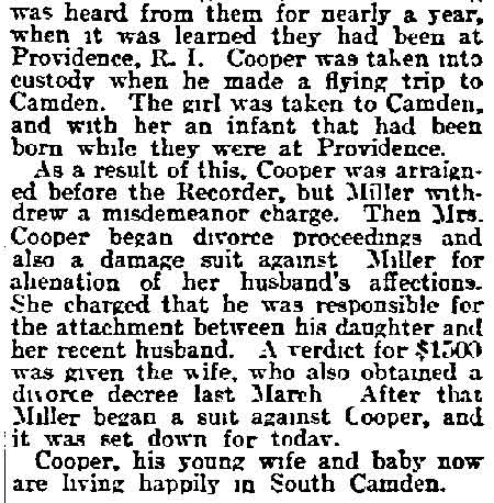 Newspaper article, October 15, 1916, part 2