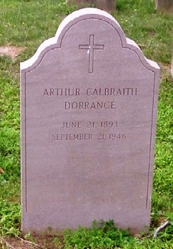 Grave of Arthur Calbraith Dorrance at Church of the Redeemer Cemetery