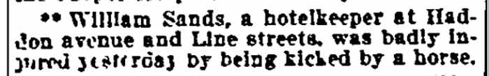 Philadelphia Inquirer, November 2, 1906