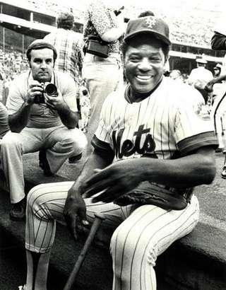 Bob Bartosz & Willie Mays, 1970s