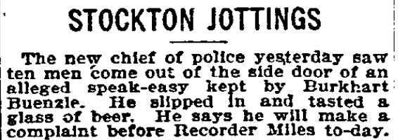 Newspaper article from March 23, 1896