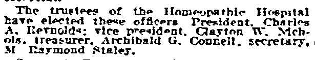 Philadelphia Inquirer, January 24, 1917 — Charles A. Reynolds