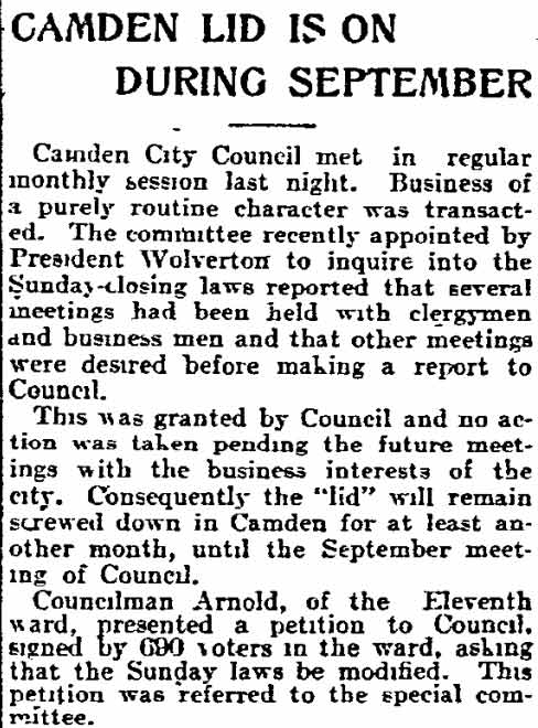 Philadelphia Inquirer, September 1, 1905 – Charles A. Wolverton