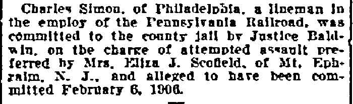 Philadelphia Inquirer, May 20, 1906