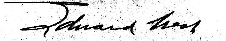 Edward West signature