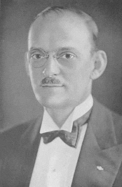 Elmer G. Van Name as Dean of South Jersey Law School, 1930 yearbook photo