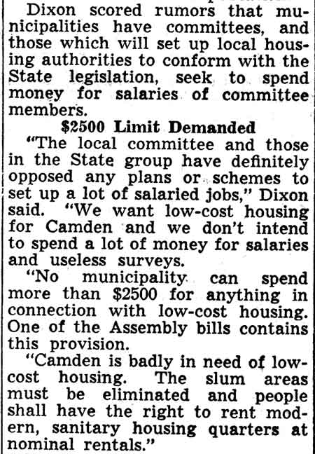 Assembly Approval Assured on Housing, continued