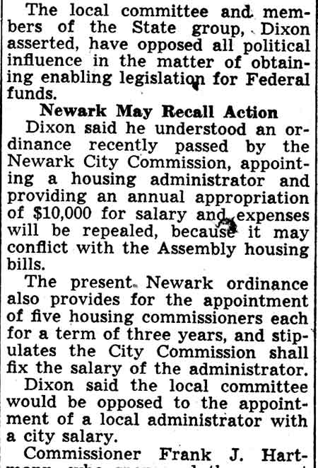 Assembly Approval Assured on Housing, continued