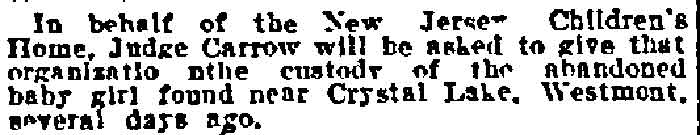 Philadelphia Inquirer July 30, 1912 — Howard Carrow