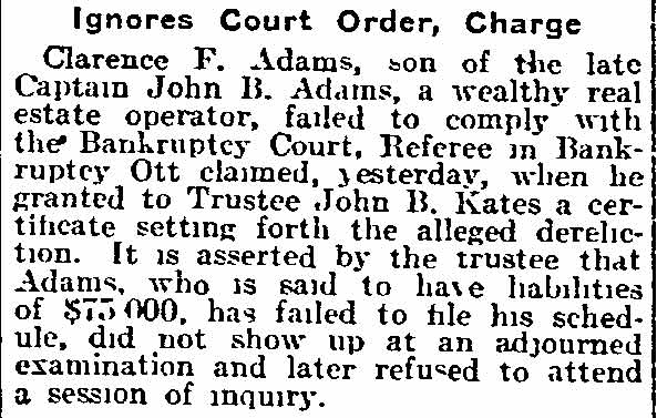 Ignores Court Order, Charge — Philadelphia Inquirer, March 12, 1916