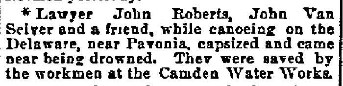 Philadelphia Inquirer, October 10, 1891 — Camden Notes
