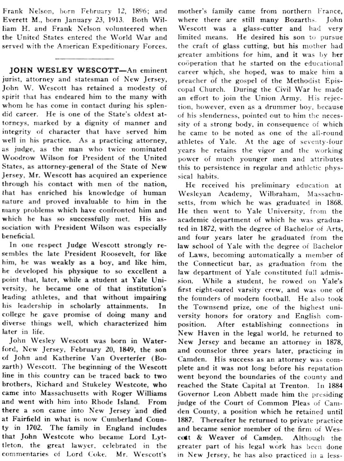 South Jersey: A History 1664-1924, pages 1-4