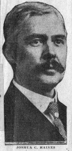Joshua C. Haines portrait — Camden Courier-Post June 1, 1932