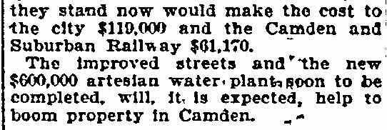 Knell of Doom for Cobbles in Camden - Philadelphia Inquirer, July 14, 1897