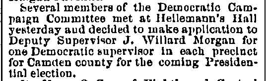 Democrats Ask for Supervisors - Philadelphia Inquirer, October 2, 1884