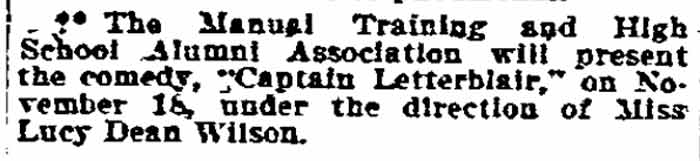 Philadelphia Inquirer, October 27, 1906