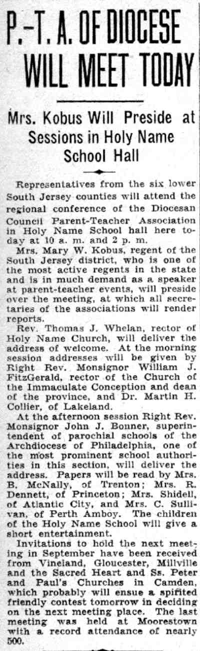 Camden Courier-Post June 2 1932, page 1