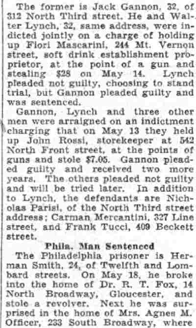 Holdup man sentencing article, continued