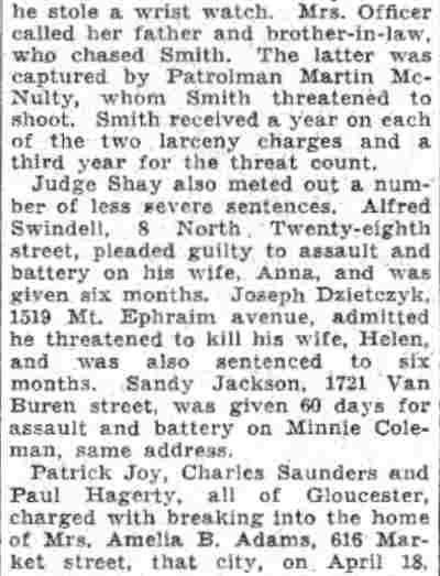 Holdup man sentencing article, continued