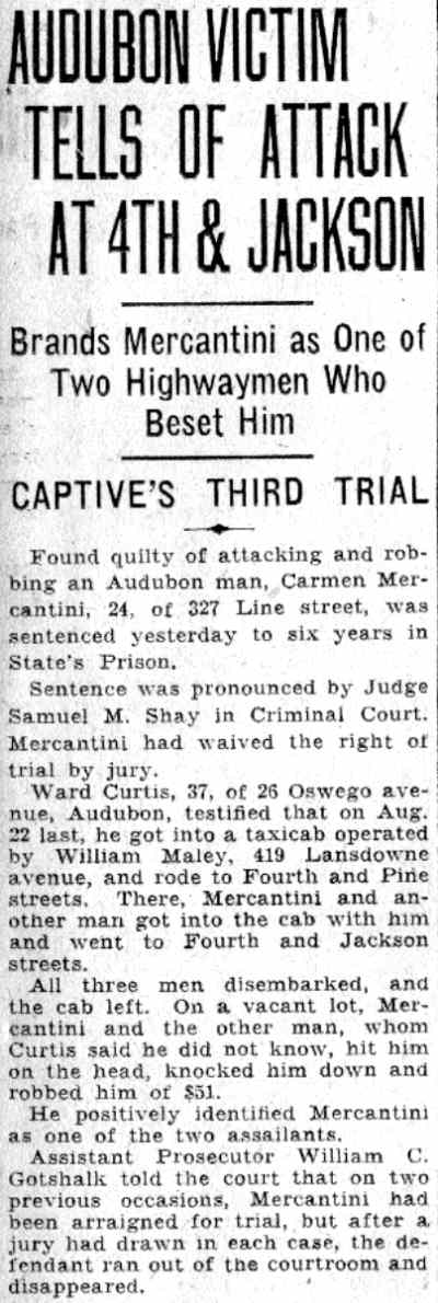 Holdup man sentencing article, continued