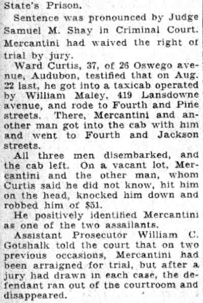 Holdup man sentencing article, continued