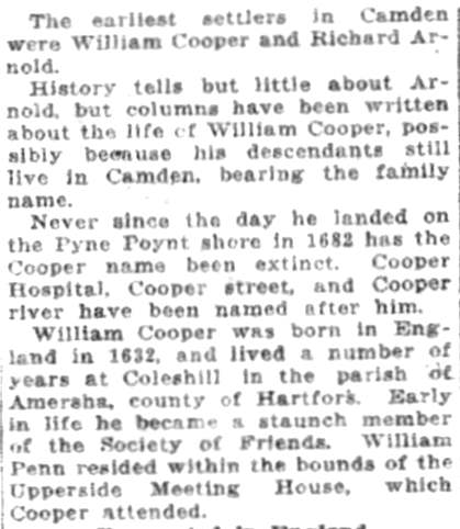 William Cooper historical text page 1