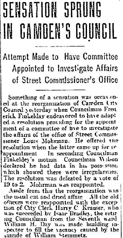 Philadelphia Inquirer, January 2, 1907
