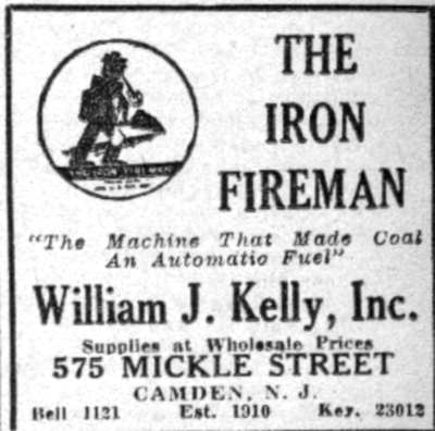575 Mickle Street — William J. Kelly, Inc., Camden Courier-Post, June 1, 1932