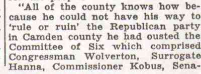 Lodge Finds County in Revolt on Baird (continued)