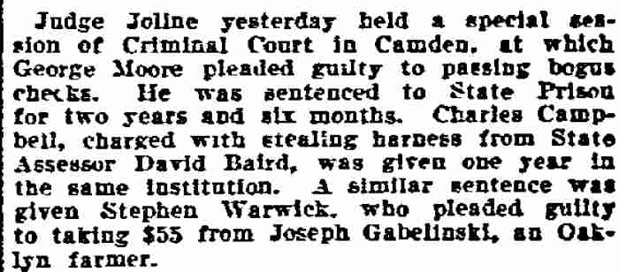 Philadelphia Inquirer, July 13, 1904
