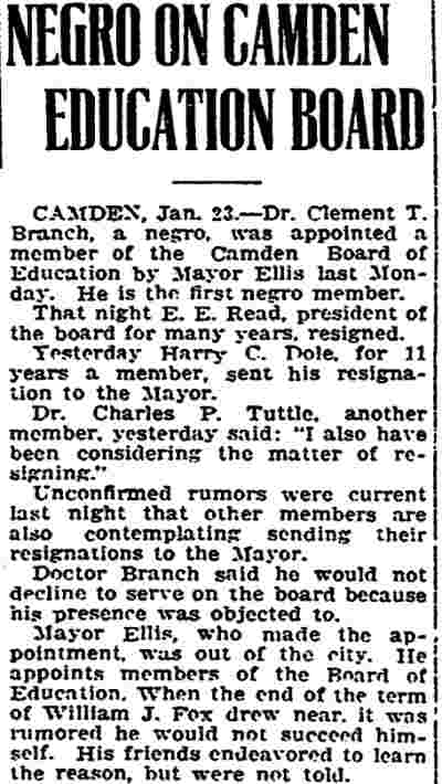 Trenton Evening Times January 23, 1920, page 1