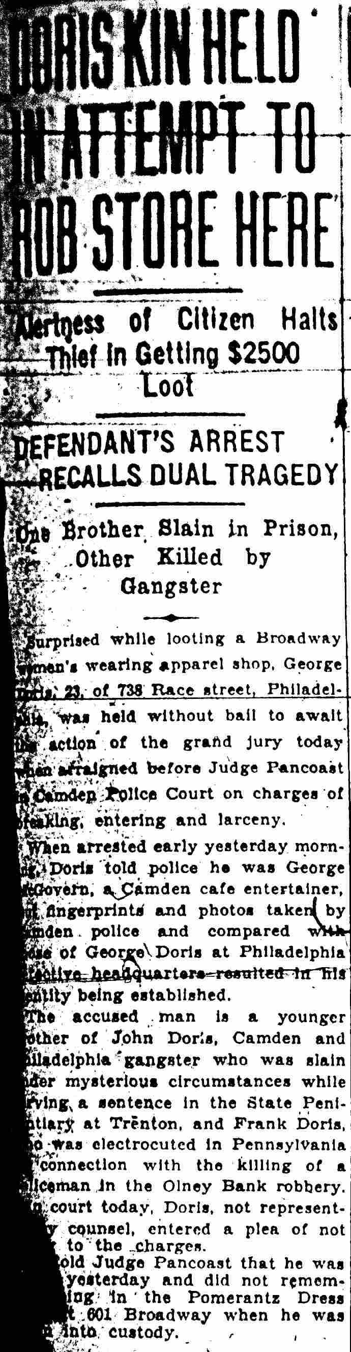 Newspaper photo spread, June 2, 1930, continued