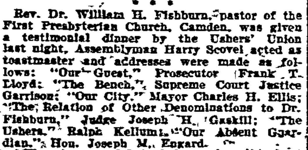 Philadelphia Inquirer, April 26, 1912