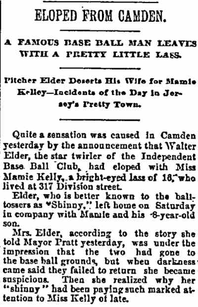 Philadelphia Inquirer, August 12, 1890 — Mayor Pratt news item, page 1