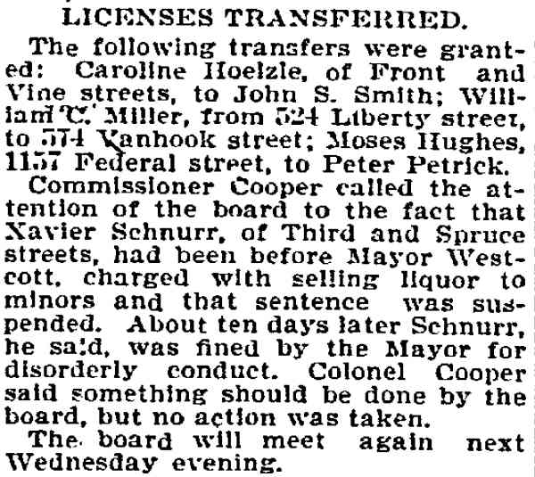 Philadelphia Inquirer, January 14, 1897