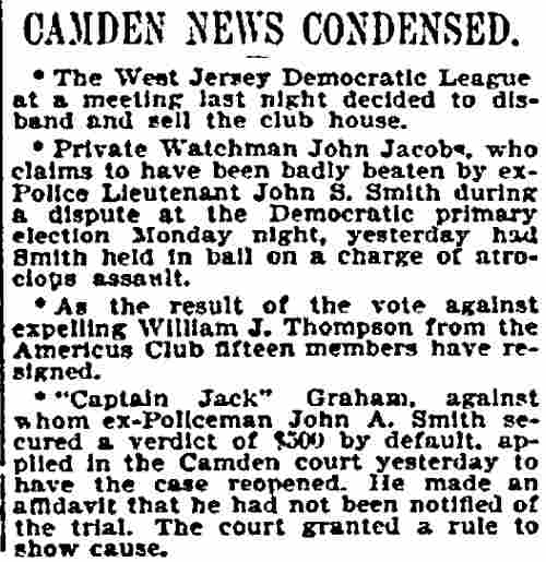 Philadelphia Inquirer, January 16, 1895