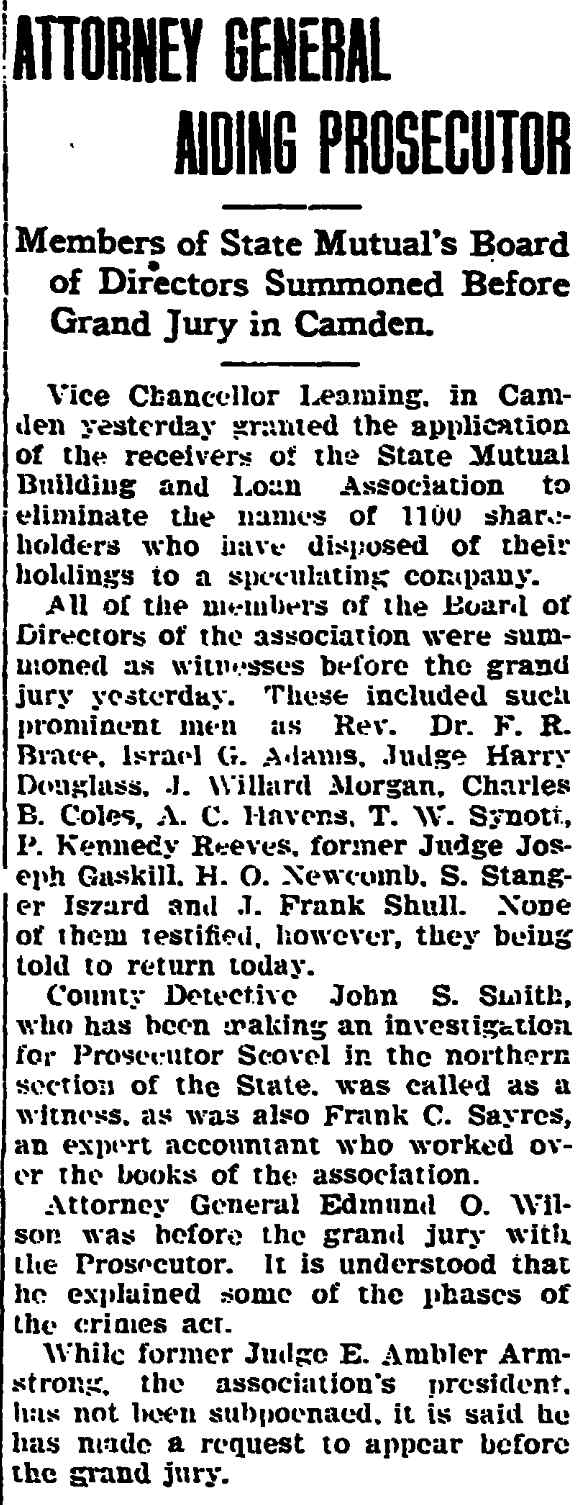Bevington newspaper, February 16, 1909