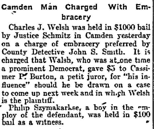 Philadelphia Inquirer, June 20, 1903