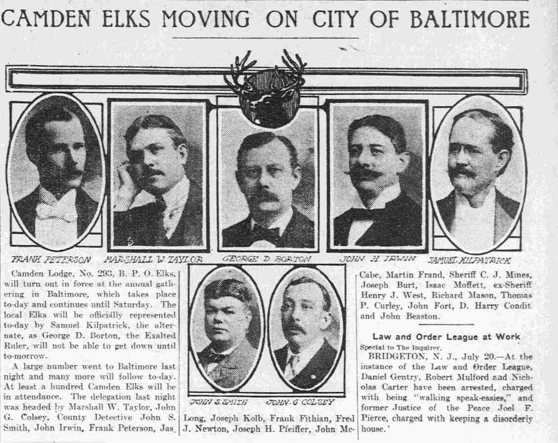Philadelphia Inquirer, July 21, 1903