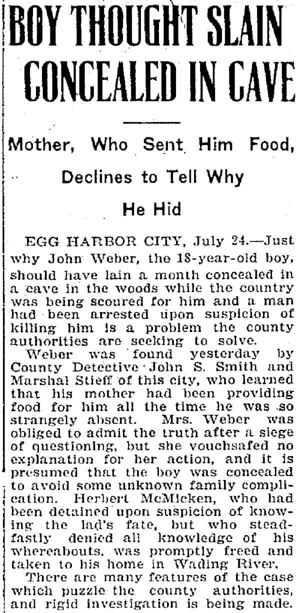 Philadelphia Inquirer, July 24, 1914