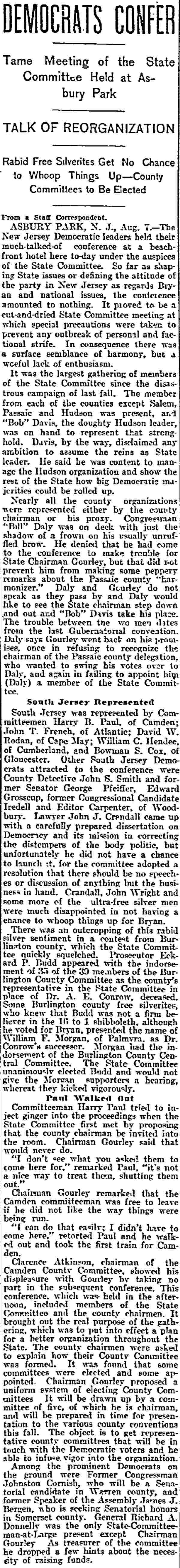 Philadelphia Inquirer, August 8, 1899