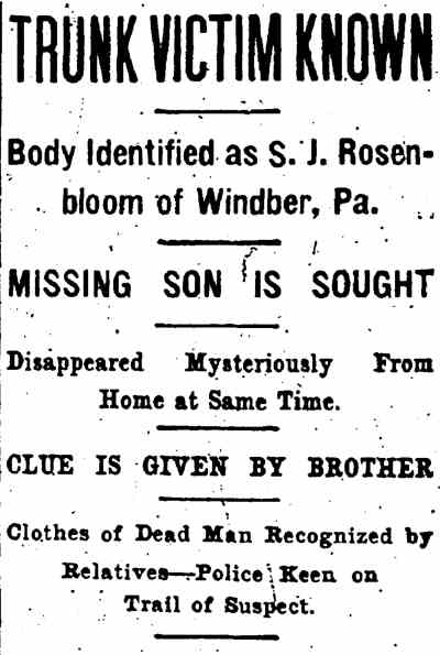 Washington DC Evening Star, August 22, 1908